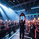 **

"Eternal Return esports tournament scene. Intense gameplay, professional players, focus on character XX using skill YY. Crowd cheering, bright lights, dramatic moment."

**