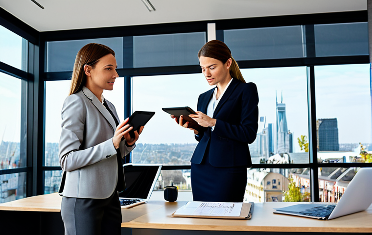 이터널리턴 승률 높은 조합 - Balanced Team - Business Professionals in Action**

"A team of three professionals: a confident busi...