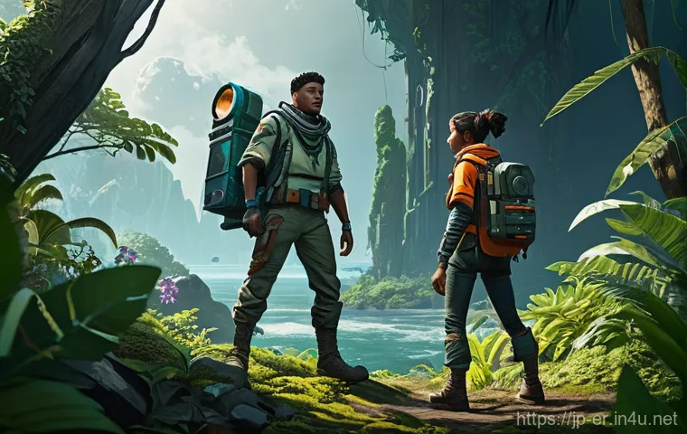 이터널리턴 플레이 타임별 보상 - A vibrant illustration depicting a young adult gamer (18-25 years old, diverse ethnicity, wearing a ...