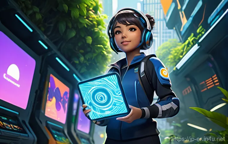 이터널리턴 유료 콘텐츠 활용 - **"Eternal Return: Start-Dash Success"**: A vibrant, anime-style illustration featuring a cheerful y...