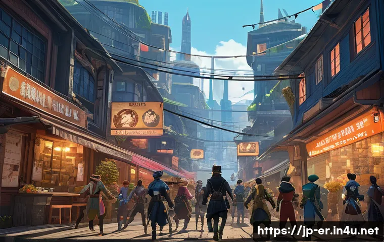 이터널리턴 커스텀 매치 생성 - **Prompt:** A lively and chaotic custom match scene from "Eternal Return," featuring a diverse group...