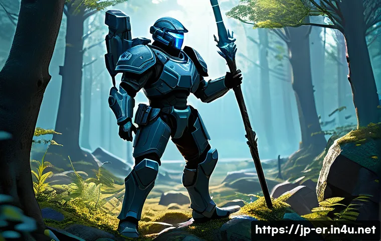 이터널리턴 서포터 클래스 역할 - A strategic support character in a modern fantasy game, positioned behind allies using natural cover...