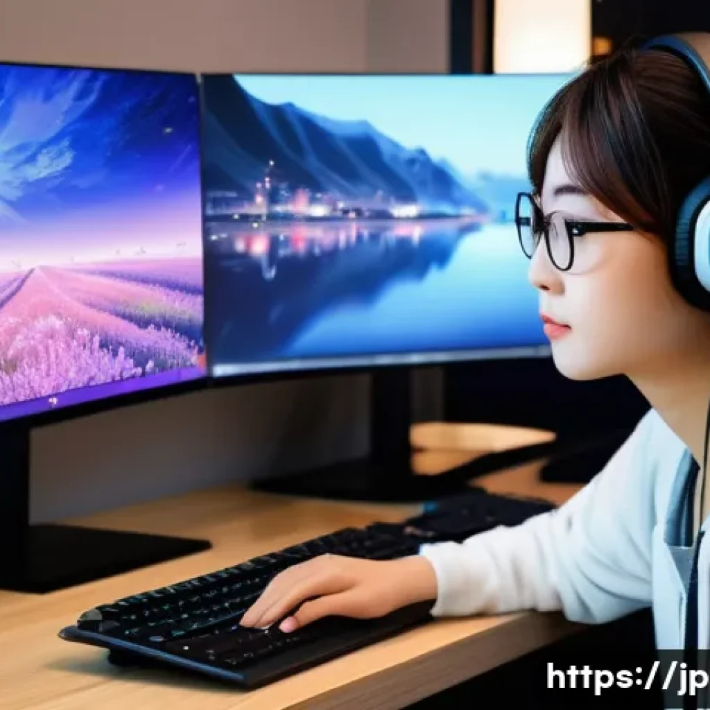 이터널리턴 게임 외적 수익 창출 - A modern Japanese female gamer streaming live gameplay of a strategic battle royale game “이터널리턴” in ...